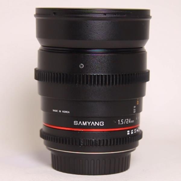 Used Samyang 24mm T1.5 ED ES UMC VDSLR - Canon Fit