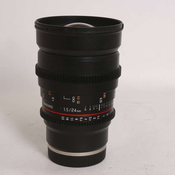 Used Samyang 24mm T1.5 VDSLR II Cine Lens Sony E