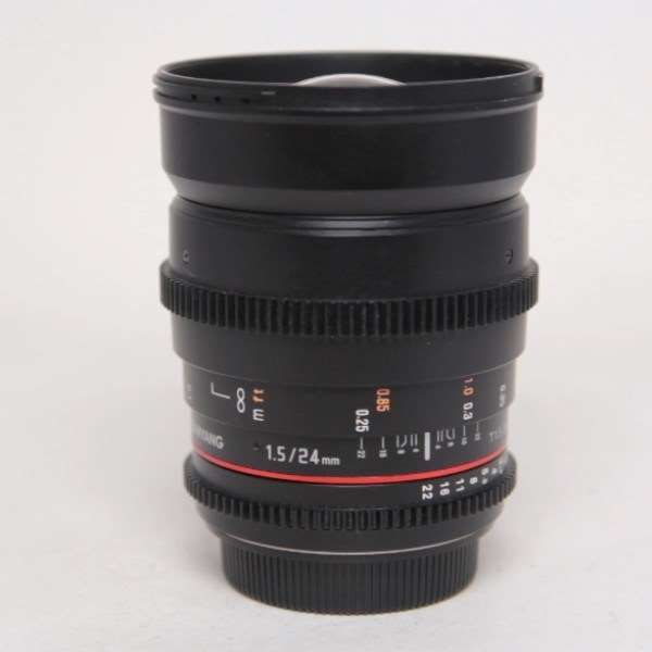 Used Samyang 24mm T1.5 ED ES UMC VDSLR MK ll - Canon Fit