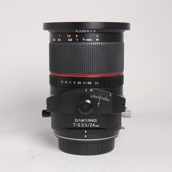 Used Samyang T-S 24mm f/3.5 ED AS UMC Lens - Canon Fit