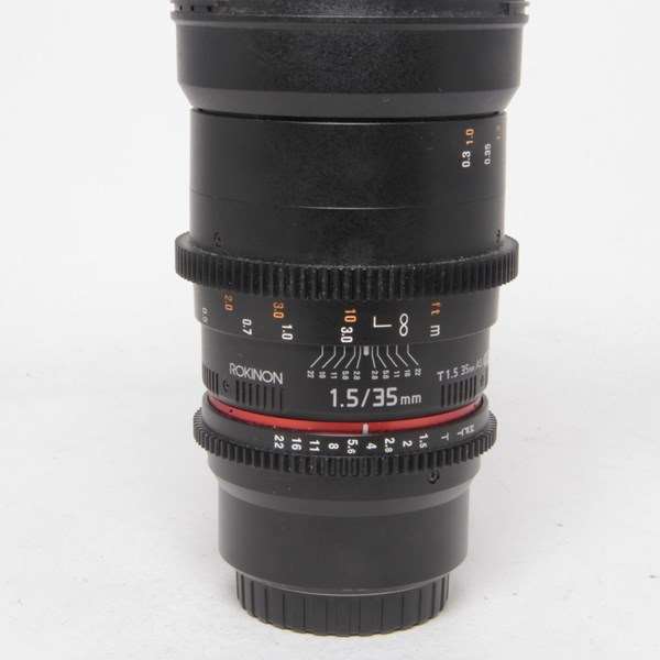 Samyang MF 35mm T1.5 VDSLR MK2 Sony E – Obiettivo Cinematografico Full Frame Con 9 Lamelle, Parallucce E Custodia