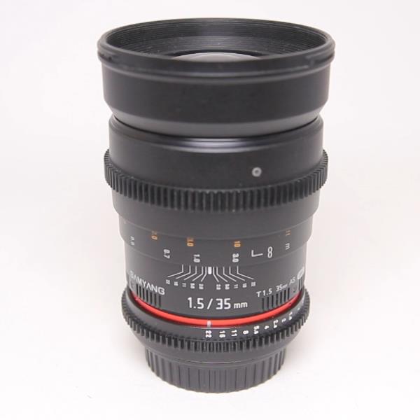 Used Samyang 35mm T1.5 AS UMC VDSLR - Canon Fit