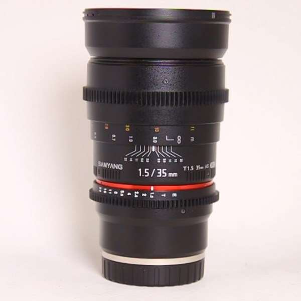 Used Samyang 35mm T1.5 VDSLR AS UMC II Cine Lens Sony E