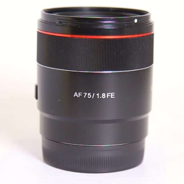 Used Samyang 75mm f/1.8 AF lens - Sony E