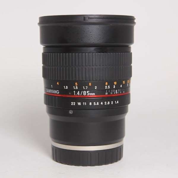 Used Samyang MF 85mm F1.8 CSC lens for Sony E Mount