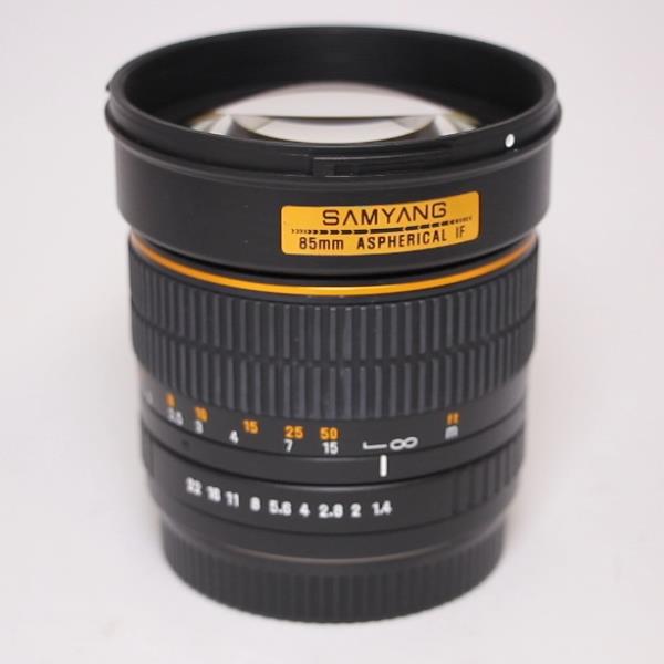 Used Samyang 85mm f/1.4 AS IF UMC Aspherical Lens Canon EF