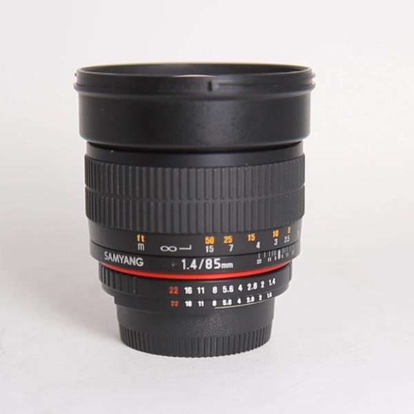 Used Samyang 85mm f/1.4 AS IF UMC Aspherical Lens Nikon F
