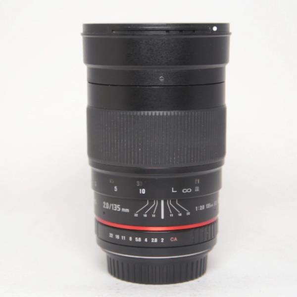 Used Samyang 135mm f/2 ED UMC Telephoto Lens Canon EF