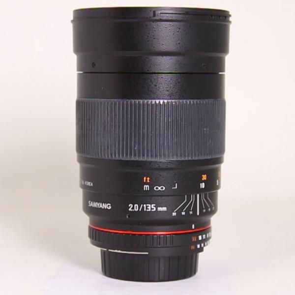 Used Samyang 135mm f/2 ED UMC Telephoto Lens Nikon F