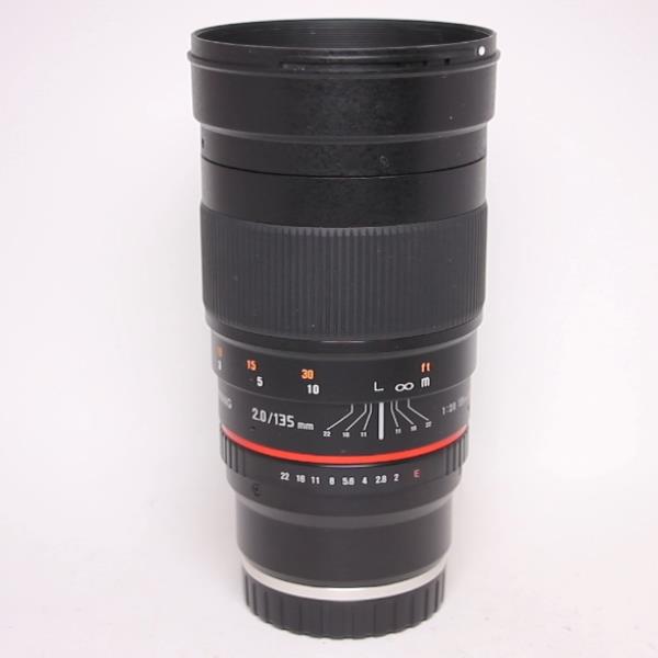 Used Samyang 135mm f/2 ED UMC Telephoto Lens Sony E