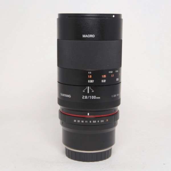 Used Samyang 100mm f/2.8 ED UMC Macro Lens Fujifilm X