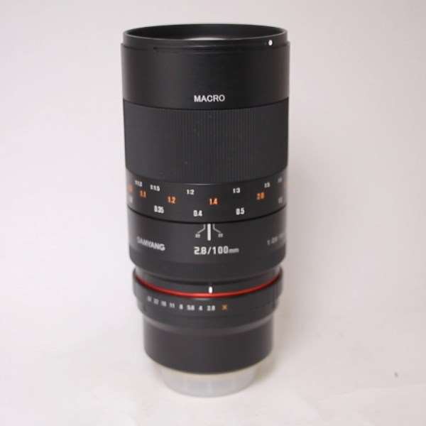 Used Samyang 100mm f/2.8 ED UMC Macro Lens Fujifilm X