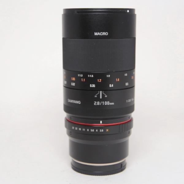 Used Samyang 100mm f/2.8 ED UMC Macro Lens Fujifilm X