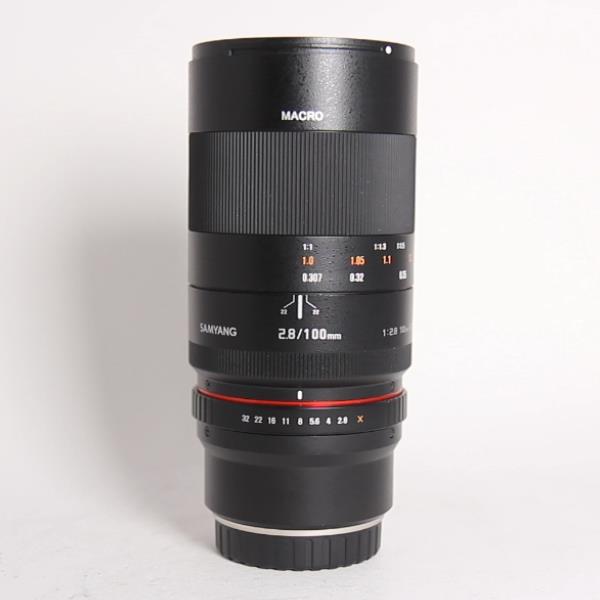 Used Samyang 100mm f/2.8 ED UMC Macro Lens Fujifilm X
