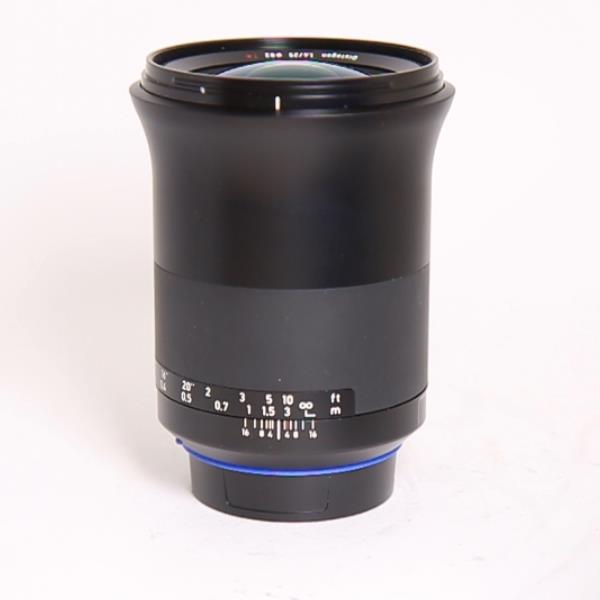 Used Zeiss Milvus 25mm f/1.4 Distagon T* ZE Wide Angle Lens Canon EF