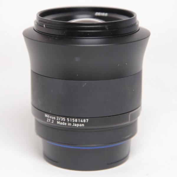 Used Zeiss Milvus 35mm f/2 Distagon T* ZF.2 Standard Prime Lens Nikon F