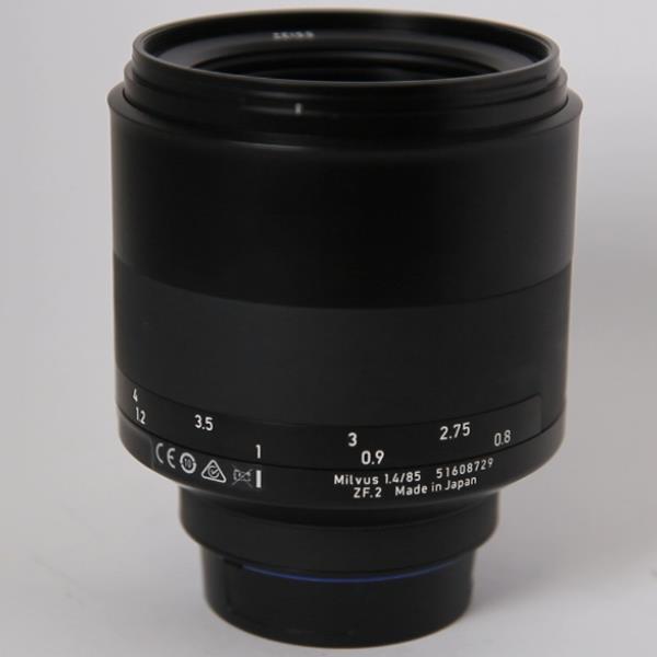 Used Zeiss Milvus 85mm f/1.4 Planar T* ZF.2 Telephoto Lens Nikon F