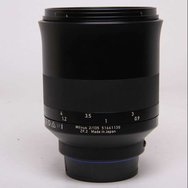 Used Zeiss Milvus 135mm f/2 Distagon T* ZF.2 Lens Nikon F