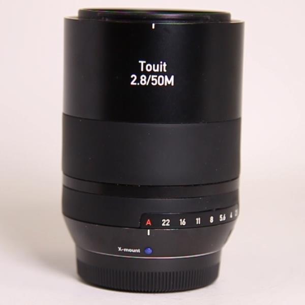Used Zeiss Touit 50mm f/2.8M Planar T* Macro Lens Fujifilm X