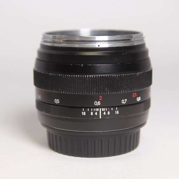 Used ZEISS Planar T* 50mm F/1.4 ZE Lens - Canon Fit