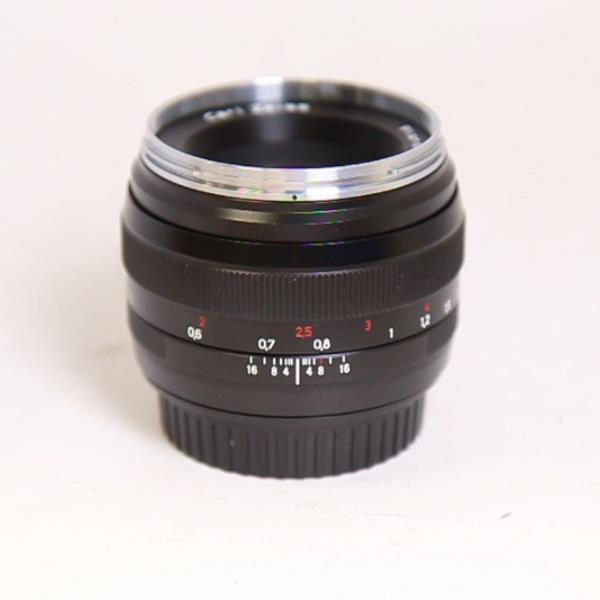 Used ZEISS Planar T* 50mm F/1.4 ZE Lens - Canon Fit
