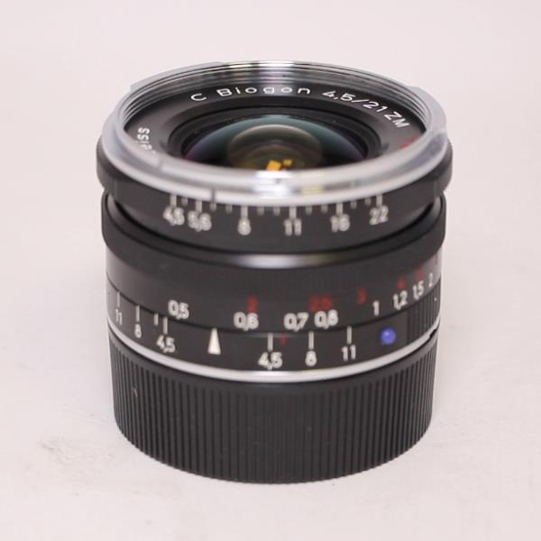 Used Zeiss Biogon T* 21mm f/2.8 ZM Lens Black Leica M