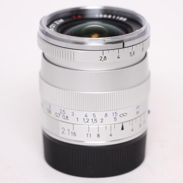 Used Zeiss Biogon T* 21mm f/2.8 ZM Lens Silver Leica M