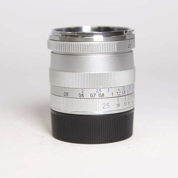 Used Zeiss Biogon T* 25mm f/2.8 ZM Lens Silver Leica M