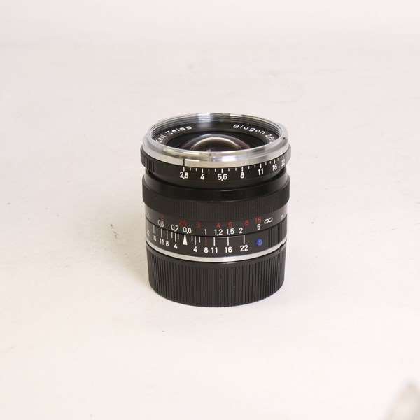 Used Zeiss Biogon T* 28mm f/2.8 ZM Lens Black Leica M