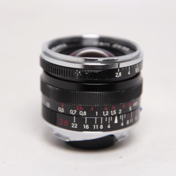 Used Zeiss Biogon T* 28mm f/2.8 ZM Lens Black Leica M