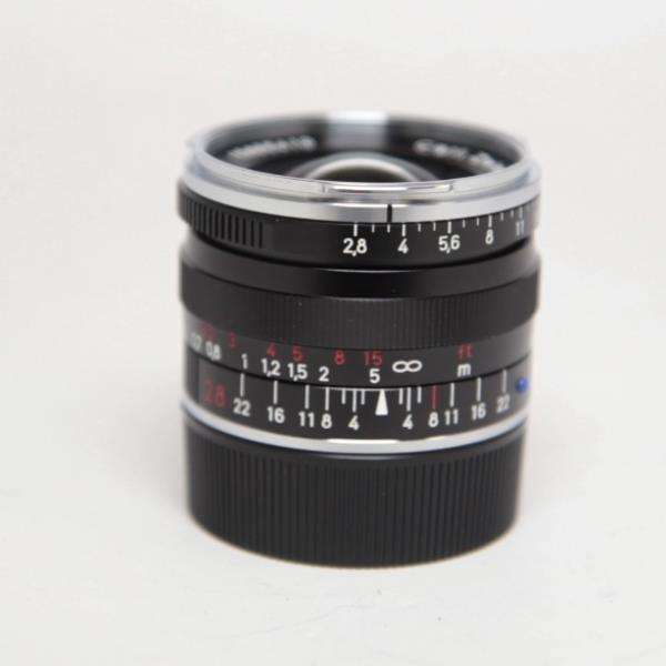Used Zeiss Biogon T* 28mm f/2.8 ZM Lens Black Leica M