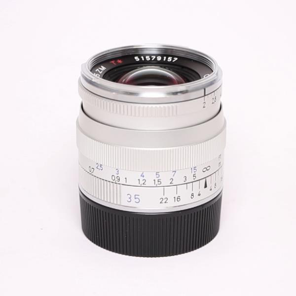 Used Zeiss Biogon T* 35mm f/2 ZM Lens Silver Leica M
