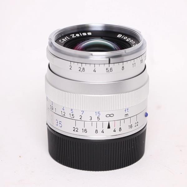Used Zeiss Biogon T* 35mm f/2 ZM Lens Silver Leica M