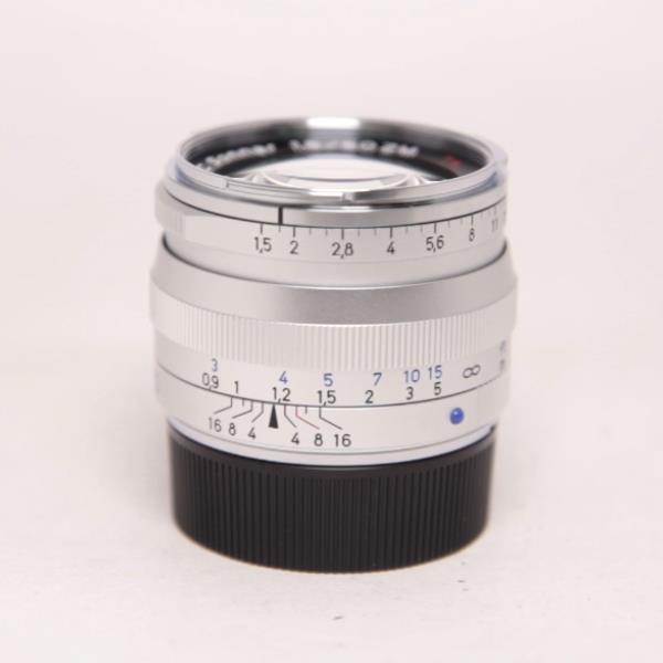 Used Zeiss C Sonnar T* 50mm f/1.5 ZM Lens Silver Leica M