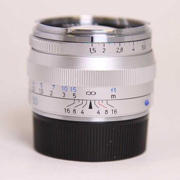 Used Zeiss C Sonnar T* 50mm f/1.5 ZM Lens Silver Leica M