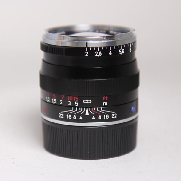 Used Zeiss Planar T* 50mm f/2 ZM Lens Black Leica M