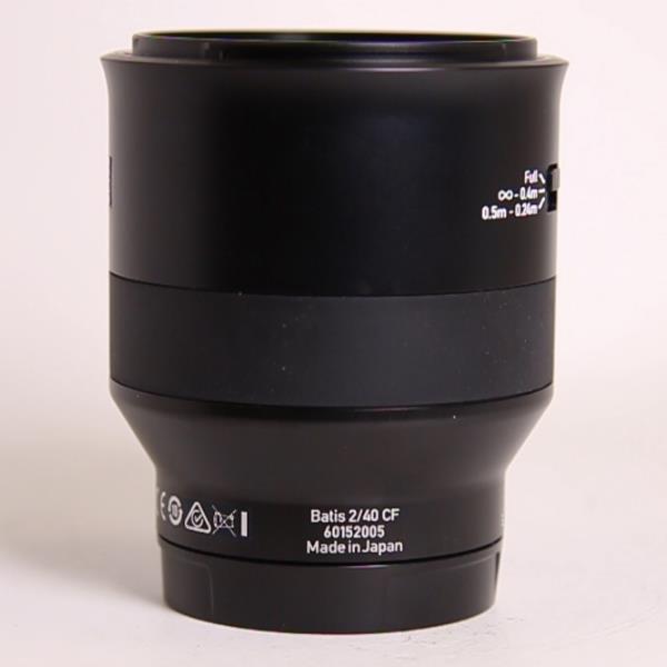 Used ZEISS Batis 40mm f/2 CF Lens for Sony E-Mount