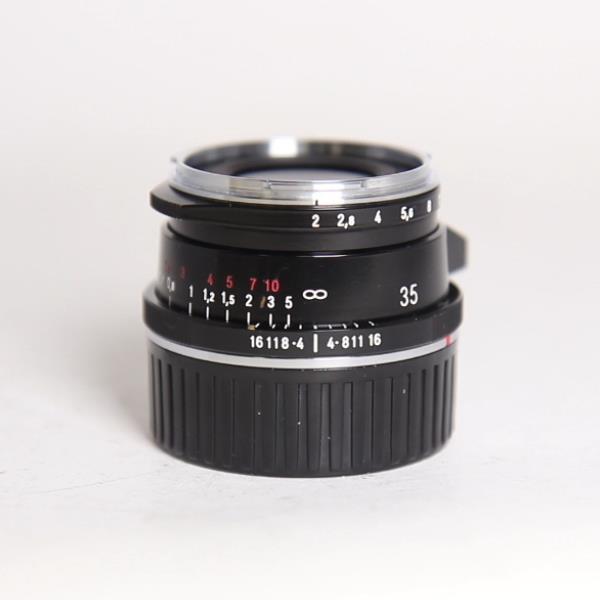 Used Voigtlander 35mm f/2 VM ASPH Ultron Vintage Line Type II Lens Black
