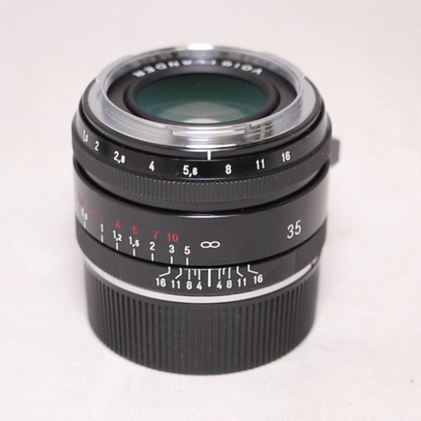 Used Voigtlander 50mm f/1.5 II VM ASPH Nokton Vintage SC Lens Black Leica M