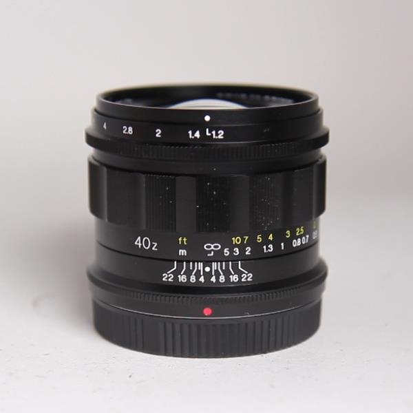 Used Voigtlander Nokton 40mm f/1.2 Aspherical Lens for Nikon Z