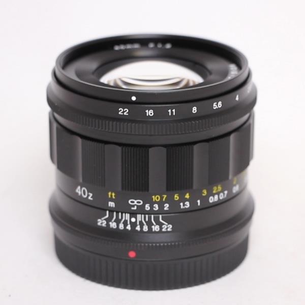 Used Voigtlander Nokton 40mm f/1.2 Aspherical Lens for Nikon Z