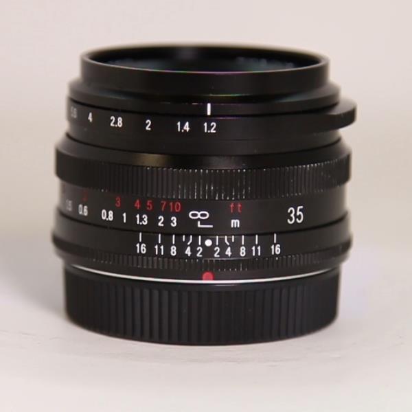 Used Voigtlander Nokton 35mm f/1.2 X Lens for Fujifilm X Mount