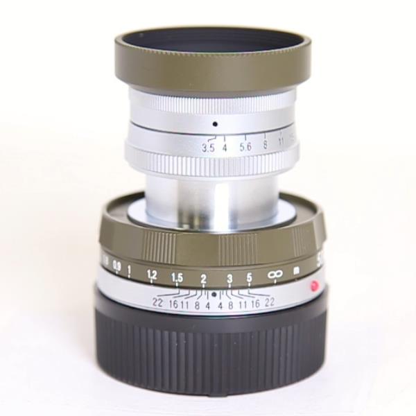 Used Voigtlander 50mm f/3.5 Apo-Lanthar VM Type I Limited Edition Lens Olive