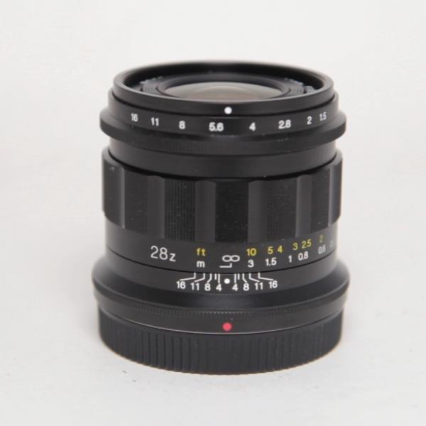 Used Voigtlander 28mm f/1.5 Nokton Aspherical Lens for Nikon Z Mount