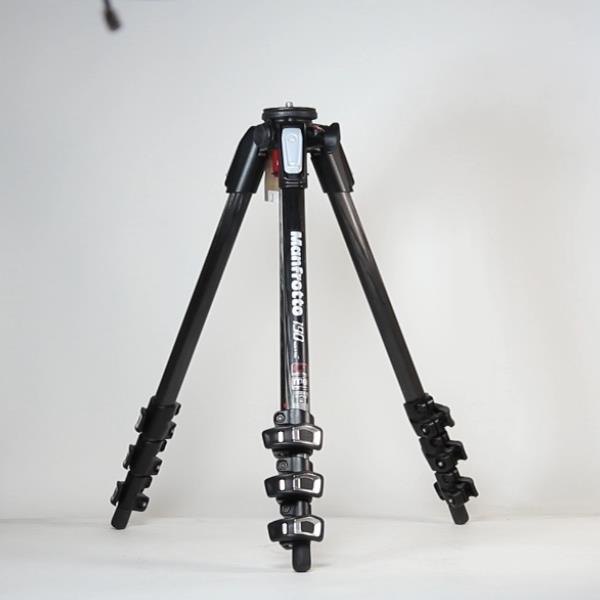 Used Manfrotto MT190XPRO4 190 XPRO 4 Section Carbon Fibre Tripod