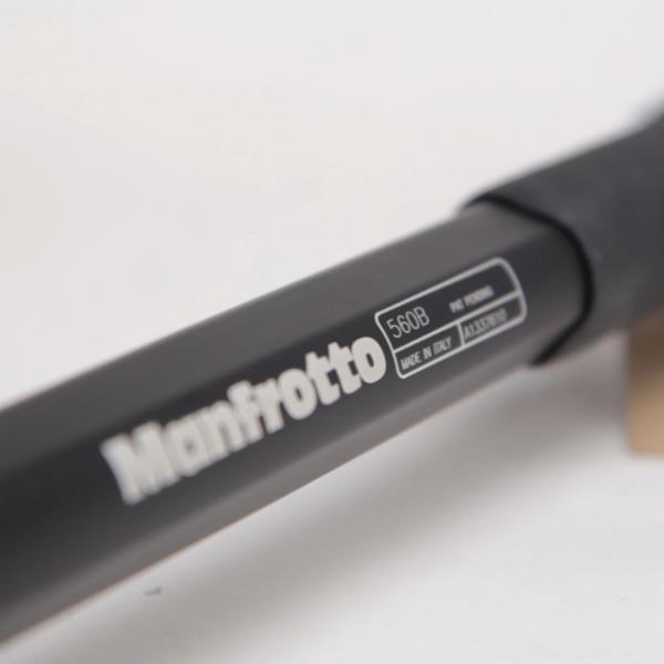 Used Manfrotto 560B Fluid Base Video Monopod Black