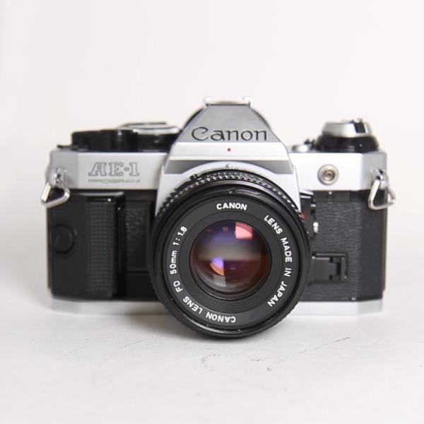 Used Canon AE-1 Program + 50mm F1.8