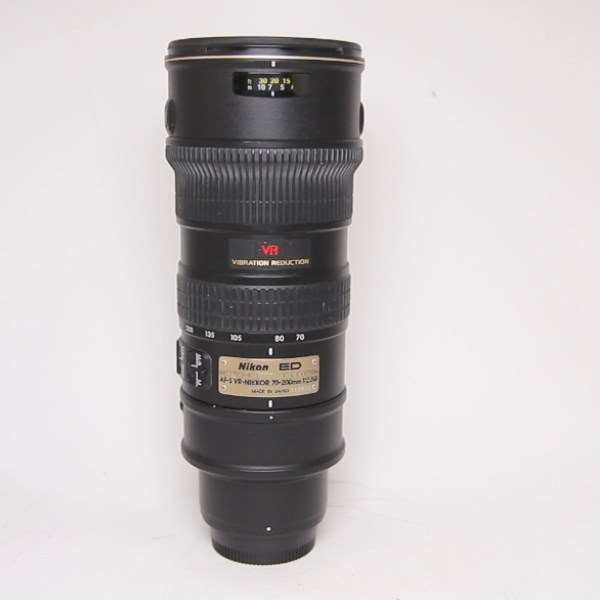 Used Nikon AF-S Nikkor 70-200mm f/2.8G ED VR Telephoto Zoom Lens