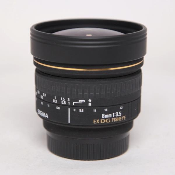 Used Sigma 8mm f/3.5 EX DG Circular Fisheye Lens Nikon F