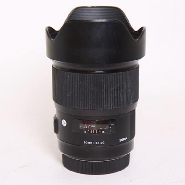 Used Sigma 20mm f/1.4 DG HSM Art Lens Canon EF